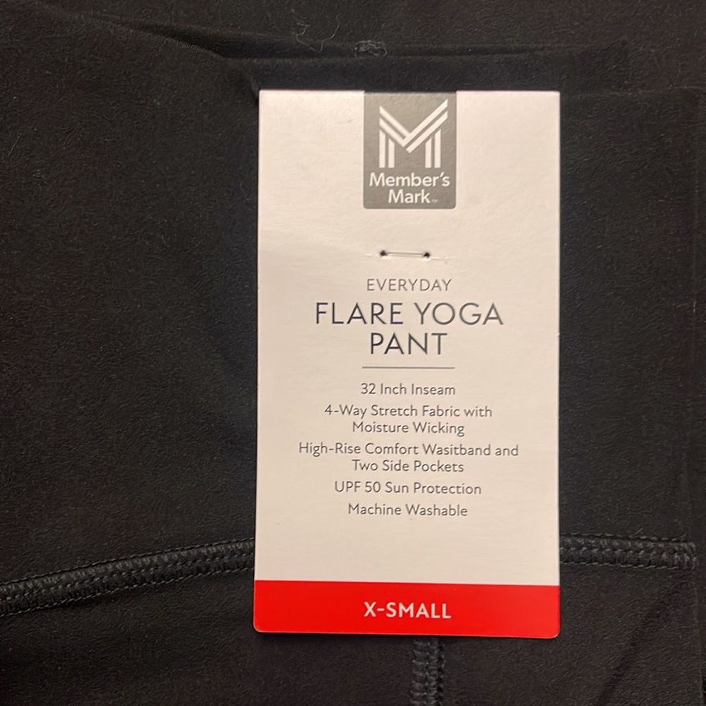 Yoga Black Boot Cut Pants with Stretchy Fabric for Casual Wear - Picture 7 of 7